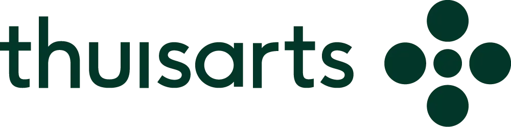 Het logo van Thuisarts.nl, bekijk hun aanbod.